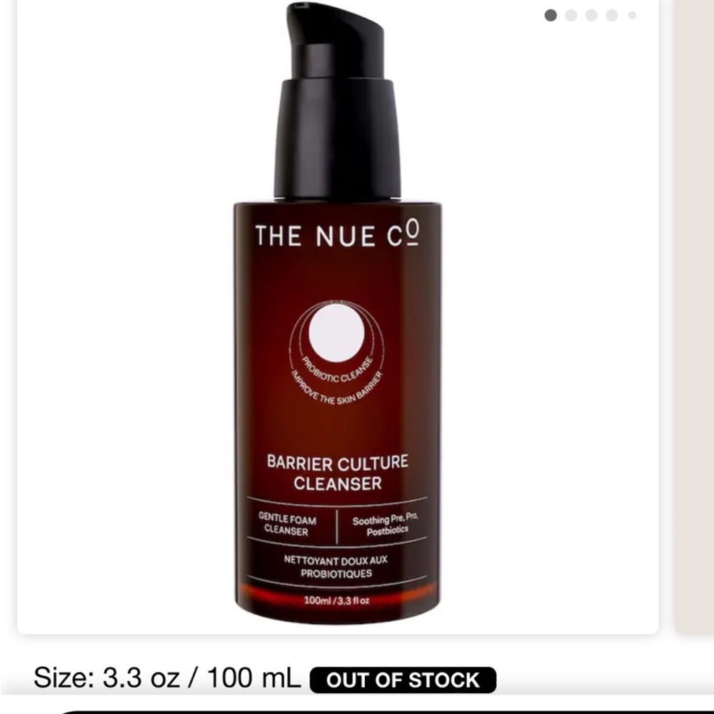 The Nue Co. 
Barrier Culture Cleanser Pre-, Pro- & Postbiotic Face Wash